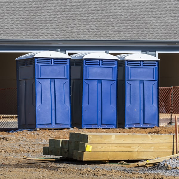 how often are the portable toilets cleaned and serviced during a rental period in Ashley PA